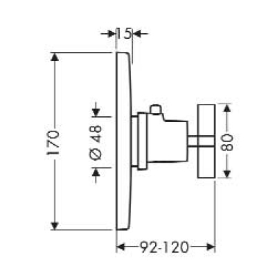 Смеситель Axor Citterio 39716000 Хром