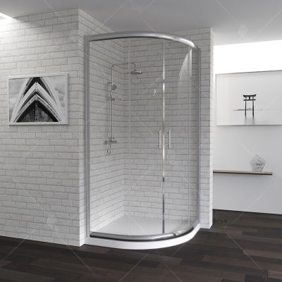 Душевой уголок RGW Passage PA-50 100x100 профиль Хром стекло прозрачное