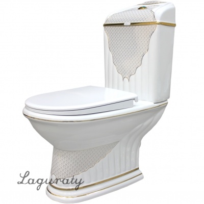 Унитаз компакт Laguraty 0767 с сиденьем Микролифт