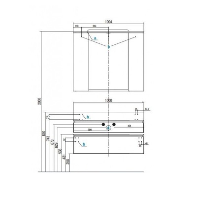Зеркало Акватон Ричмонд 100 подвесное 1A172202RD010 Белое