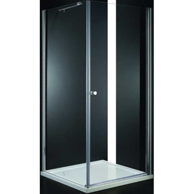Душевой уголок Cezares Elena W-А-1 80x80 ELENA-W-A-1-80-C-Cr профиль Хром стекло прозрачное
