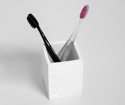 Стакан для зубных щеток WasserKRAFT Leine K-3828 Белый