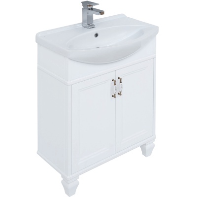 Комплект мебели для ванной Aquanet Валенса 65 240419 Белый матовый