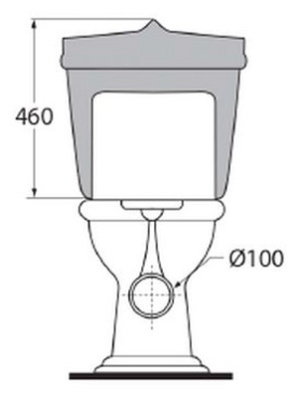 Унитаз Migliore Impero ML.IMP-25.302.BI Напольный