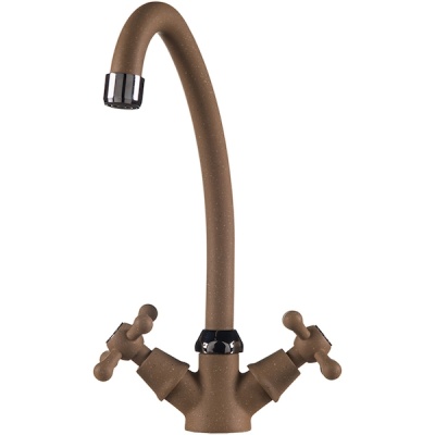 Смеситель для кухни Rossinka Y02-71 Песочный