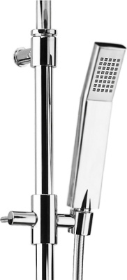 Душевой комплект Webert Comfort AC0989 Хром с верхним душем металл