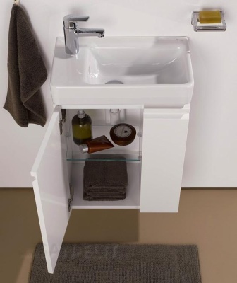 Тумба под раковину Laufen Pro 47 подвесная L Белая