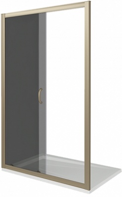 Душевая дверь в нишу Good Door Jazze WTW-120-B-BR 120 профиль Бронза стекло тонированное
