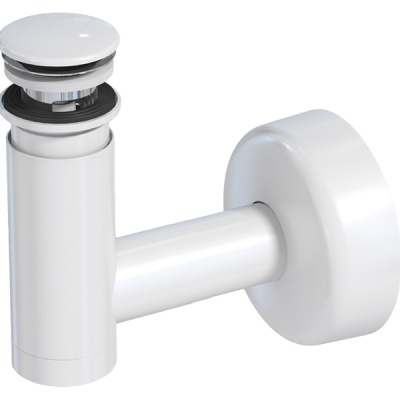 Сифон для раковины Prevex Easy Clean 1512413 click-clack Белый
