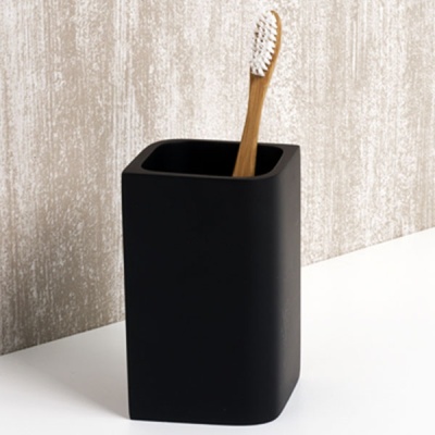 Стакан для зубных щеток WasserKRAFT Elba K-2728 Черный