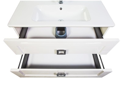 Тумба с раковиной Orange Альма 100 подвесная Белая