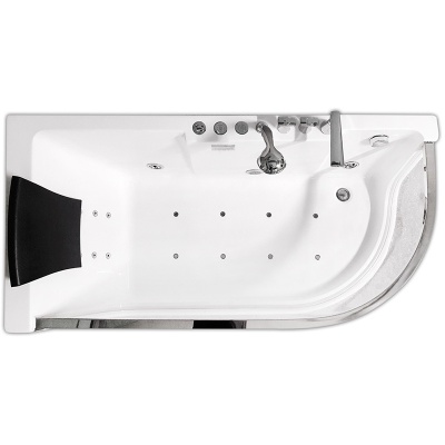 Акриловая ванна Gemy G9227 E 165х80 L с гидромассажем