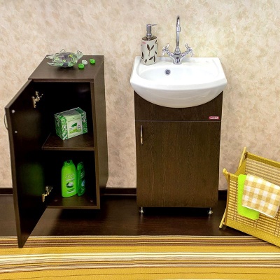 Тумба с раковиной Sanflor Мокко 45 R Н0000000765 Венге