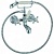 Смеситель для ванны Kludi Adlon 514410520 Хром