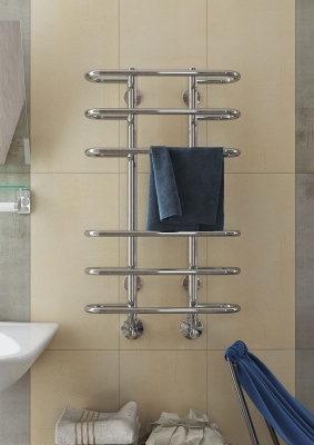 Водяной полотенцесушитель Terminus Сахара П6 500x796 4670030723185 Хром