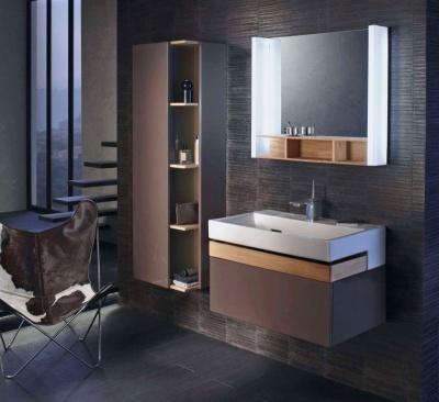 Тумба под раковину Jacob Delafon Terrace 80 EB1186-N23 подвесная Ледяной коричневый