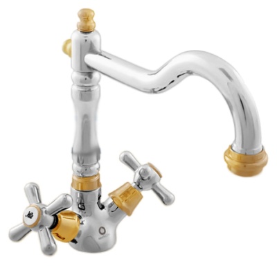 Смеситель для раковины Rav Slezak Morava retro MK120.5/8 хром