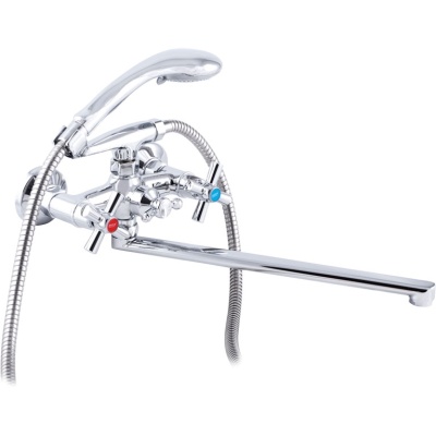 Смеситель для ванны Zerix D4Q 722 ZX0209 универсальный Хром