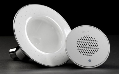 Верхний душ Jacob Delafon Moxie 9245D-CP с Bluetooth динамиком Хром