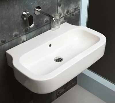 Раковина Azzurra Glaze GLZ260M/Sosp bianco lucido