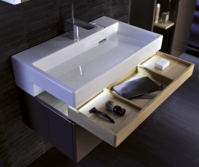 Тумба под раковину Jacob Delafon Terrace 80 EB1186-N23 подвесная Ледяной коричневый