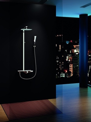 Душевая система Iddis Alps ALPSB1Fi06 Хром Белый