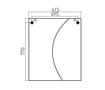 Зеркало со шкафом Mixline Магнолия 61 R 525892 с подсветкой Белое