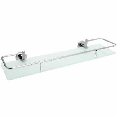 Стеклянная полка Fora Long 50 L034*50M Хром