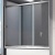 Шторка на ванну Good Door Screen WTW-130-G-CH 130 профиль Хром стекло матовое Шторка на ванну Good Door Screen WTW-130-G-CH 130 профиль Хром стекло матовое