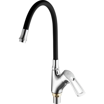 Смеситель для кухни Fashun A4466-A7250 Черный Хром