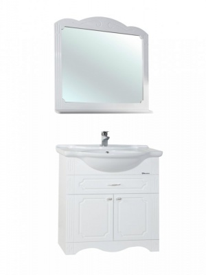 Тумба c раковиной Bellezza Кантри 75 Белая