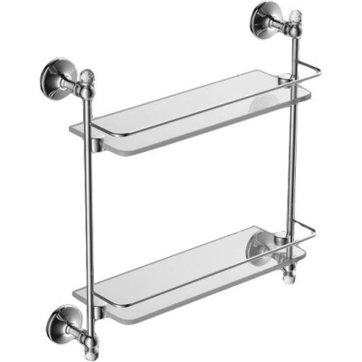 Стеклянная полка Art&Max Antic Crystal AM-E-2682BSJ-Cr Хром