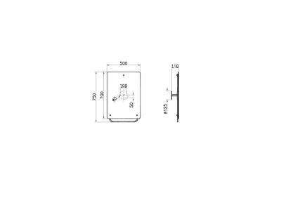 Зеркало Vitra Special Needs 50 320-1131 Хром