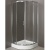 Душевой уголок BelBagno Uno R-2 80x80 профиль Хром стекло прозрачное