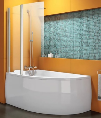 Шторка для ванны Kolpa San Sole TP 104 Хром L