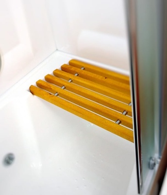 Душевой бокс Radomir Элис 2 168x85 L 1-04-1-1-5-0960 профиль Белый стекло прозрачное