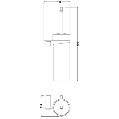 Ершик для унитаза Schein Durer 267C Хром