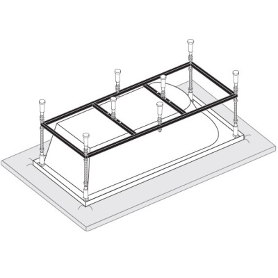 Каркас для ванны Vagnerplast 170x75 VPK17075