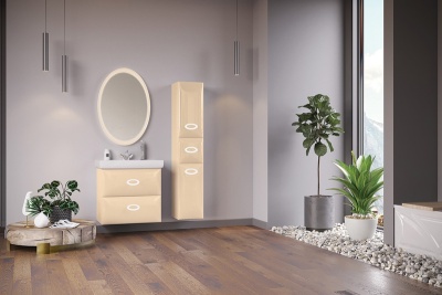 Тумба под раковину Marka One Arrondi 70П Cappuccino