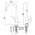 Смеситель для раковины Paffoni Light LIG078NO Черный матовый
