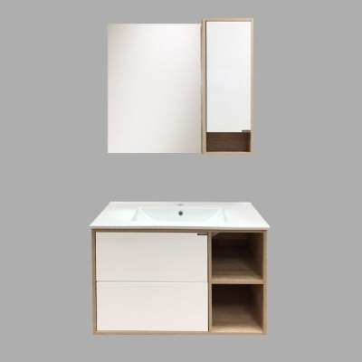 Тумба с раковиной Comforty Гамбург 90 4142225 подвесная Дуб сонома