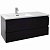 Тумба под раковину Jacob Delafon Madeleine 100 L EB2054-J52 подвесная Черная глянцевая