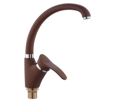 Смеситель для кухни Frap F4101 на гайке Белый