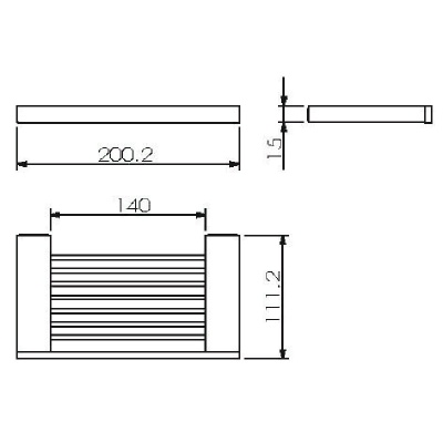 Мыльница Langberger Vico 31060A Хром
