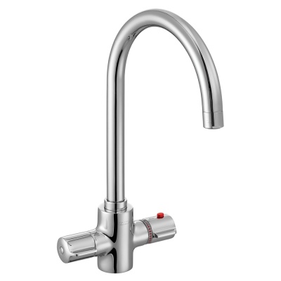 Смеситель для кухни E.C.A. Thermostatic 102108754 с термостатом Хром