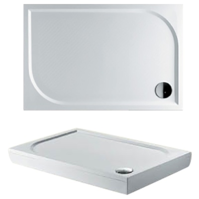 Душевой поддон из искусственного камня Riho Kolping 80x120 DB3300500000000 Белый с антискользящим покрытием