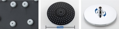 Душевая система Frap F244 Хром Белая