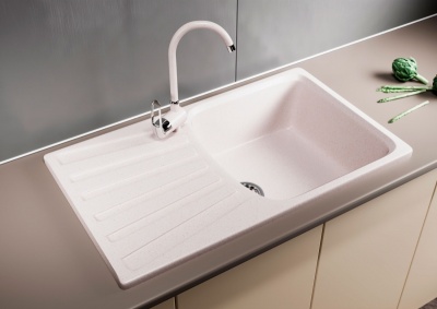 Кухонная мойка Mixline ML-GM20-311 525161 Светло-розовая