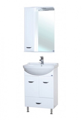 Тумба c раковиной Bellezza Классик 55 нижний ящик Белая