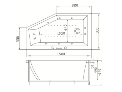 Акриловая ванна Victory Spa Eternity Без системы управления